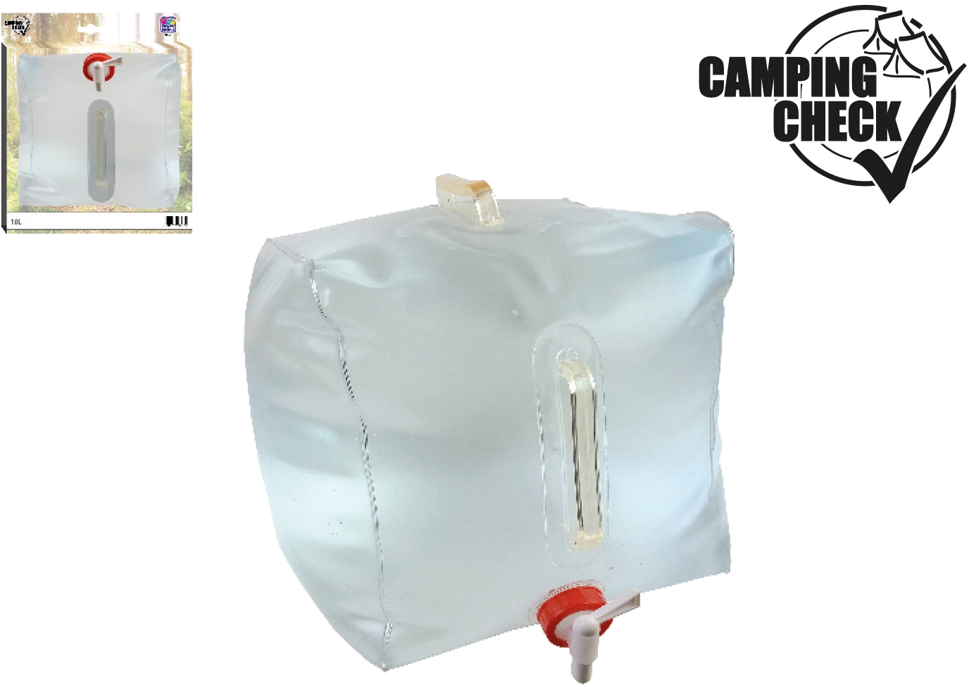 Trinkwasserkanister Behälter 10l Auslaufhahn Hahn Wassertank Camping LKW  Outdoor